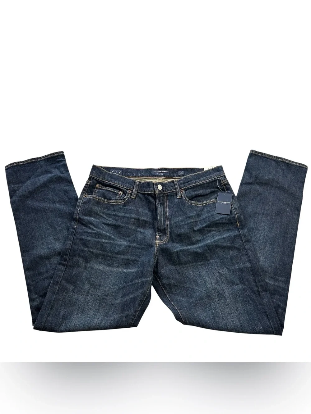 NWT Lucky Brand Men’s 410 Athletic Slim Straight-Fit Jeans MSRP $100 Denim 33x32